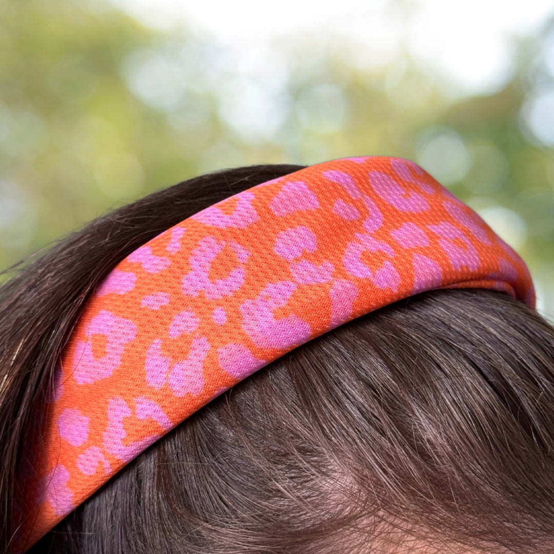 Panthère - Orange/Rose - Bandana