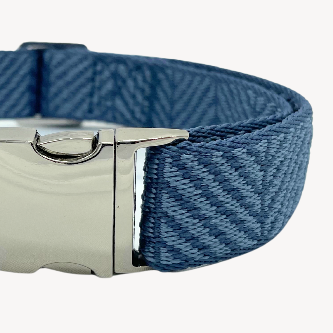 Denim - Bleu - Collier pour chien