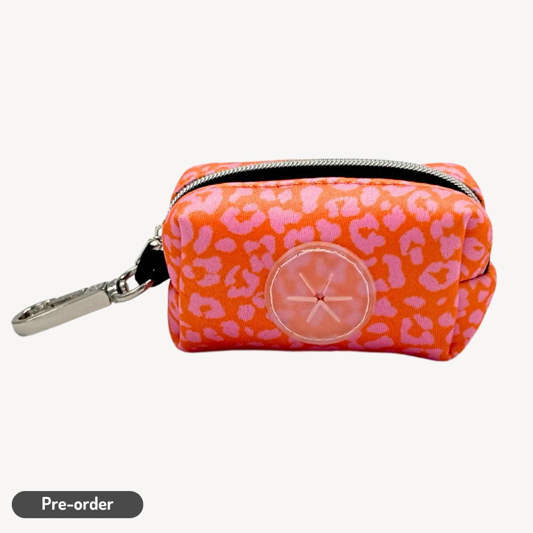Panter - Oranje/roze - Poepzakjeshouder