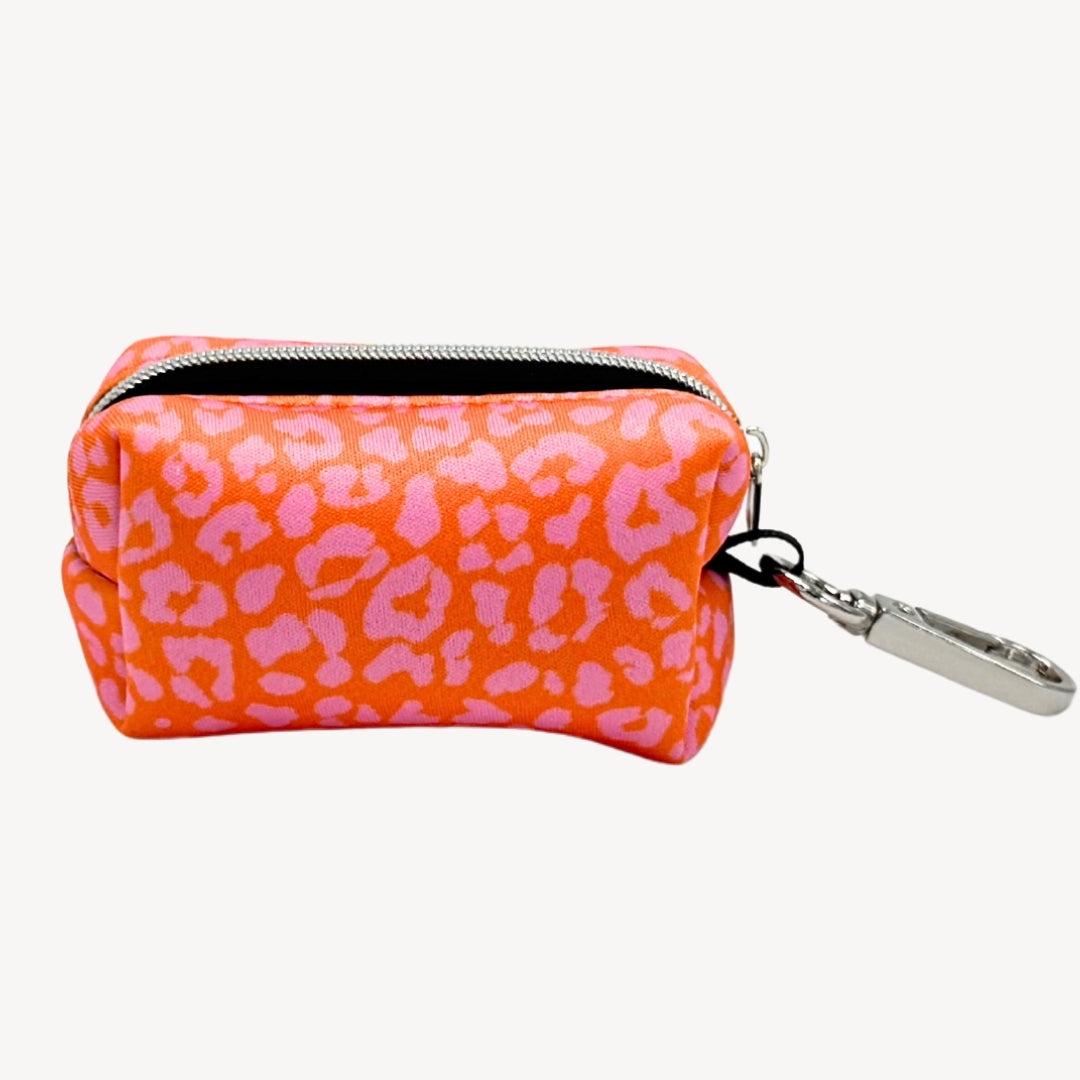 Panter - Oranje/roze - Poepzakjeshouder