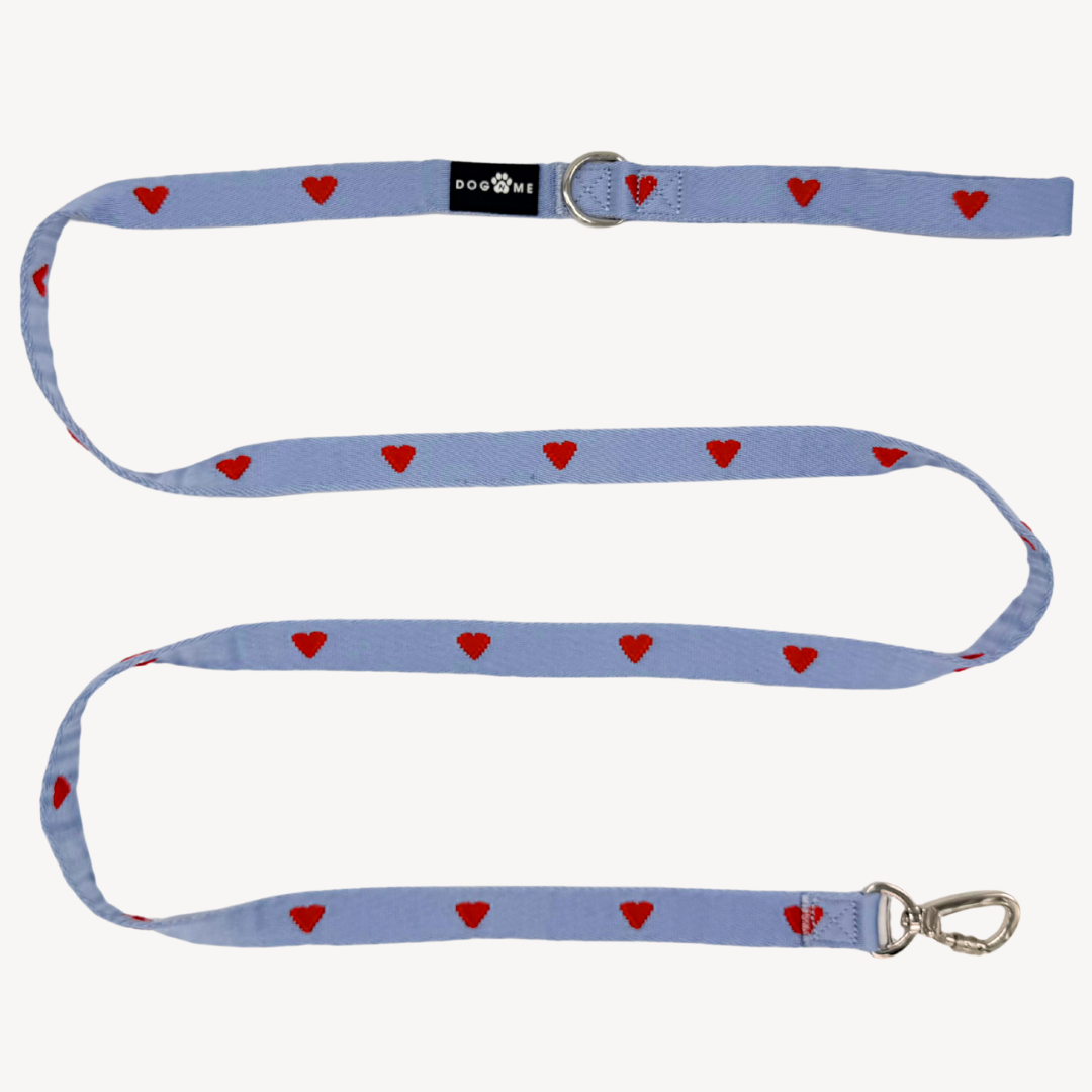 Denim Hearts - Hondenriem