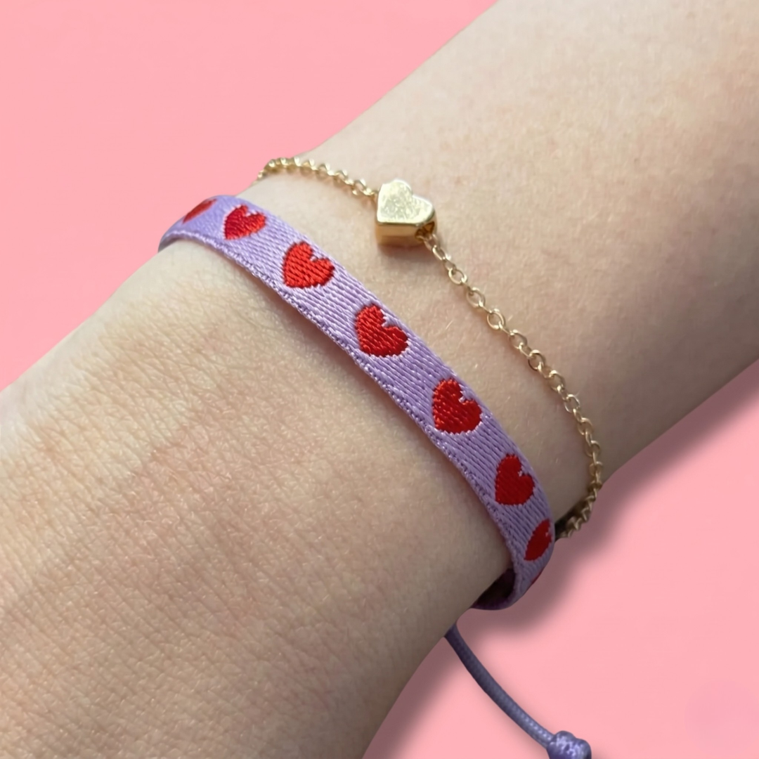 Hearts - Armband (one size)