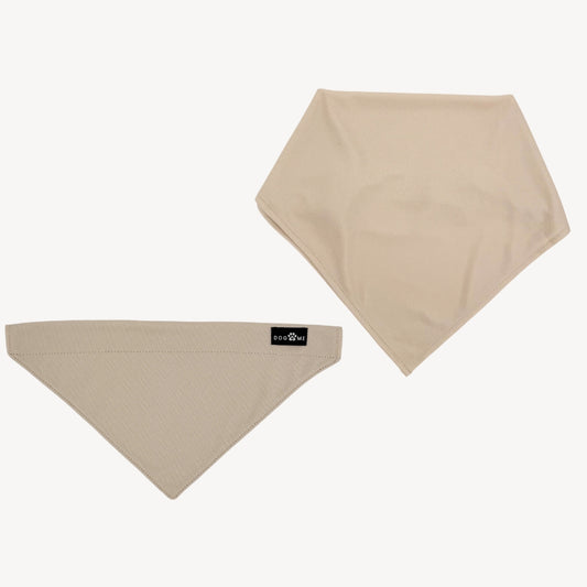 Solid - Beige - Matching Bandanas Set